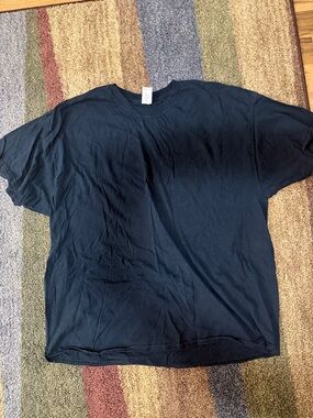 Classic Black Crew Neck Women’s Shirt 3XL